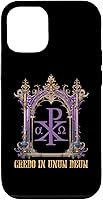 Vista 1 de Funda católica para iPhone 14 Chi Rho Christogram