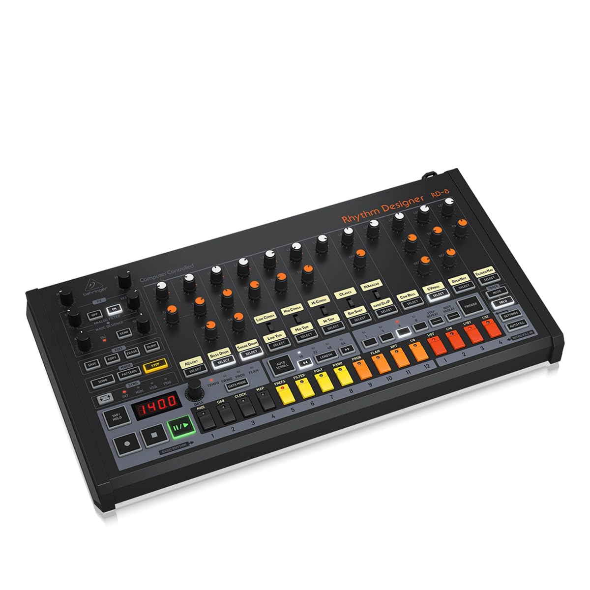 Amazon.co.jp: Behringer RHYTHM DESIGNER RD-8 クラシックアナログ