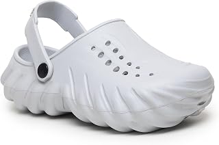 Trottis Men's Ultra Soft Casual Clogs/Sandals with Adjustable Back Strap for Adult | Comfortable | Light Weight | Stylish... Price In India