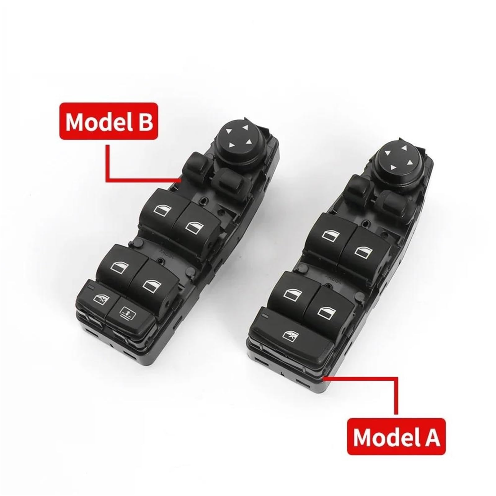 Finestrino Pulsantiera Per BMW Serie 5 6 F06 F07 F10 F11 X3 F25 Alzacristallo Laterale Conducente Pulsante Controllo Principale 61319241956 61319241955(Model B)