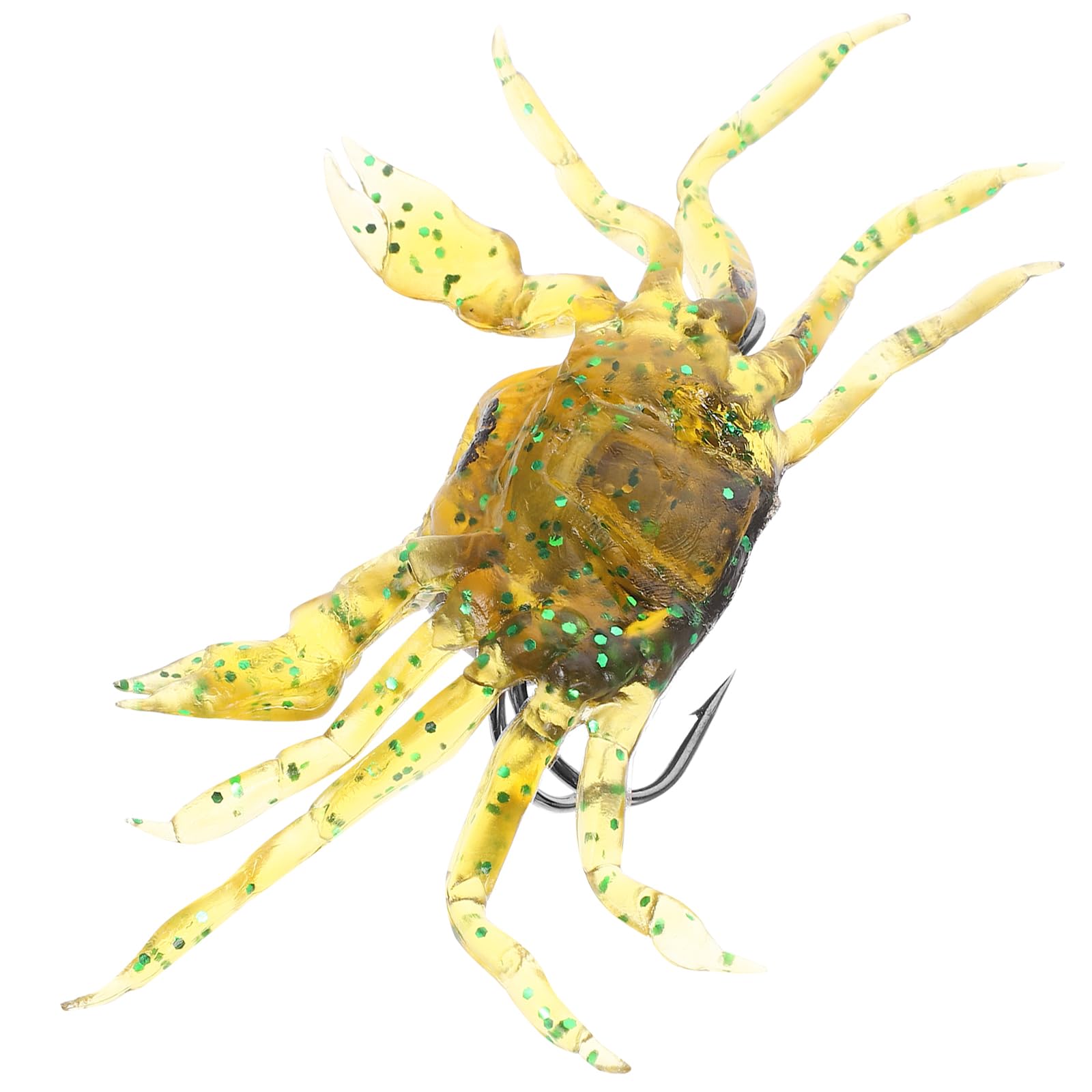 Crusty Crab Bait, Saltwater Fishing Lure, Saltwater Lure, Crab Bait, Simulation Bait, Crab Artificial Crab Bait, Artificial Fish Hook, 3D Bait, Slingshot Lure, Crab Fishing Lure Sports & Outdoors