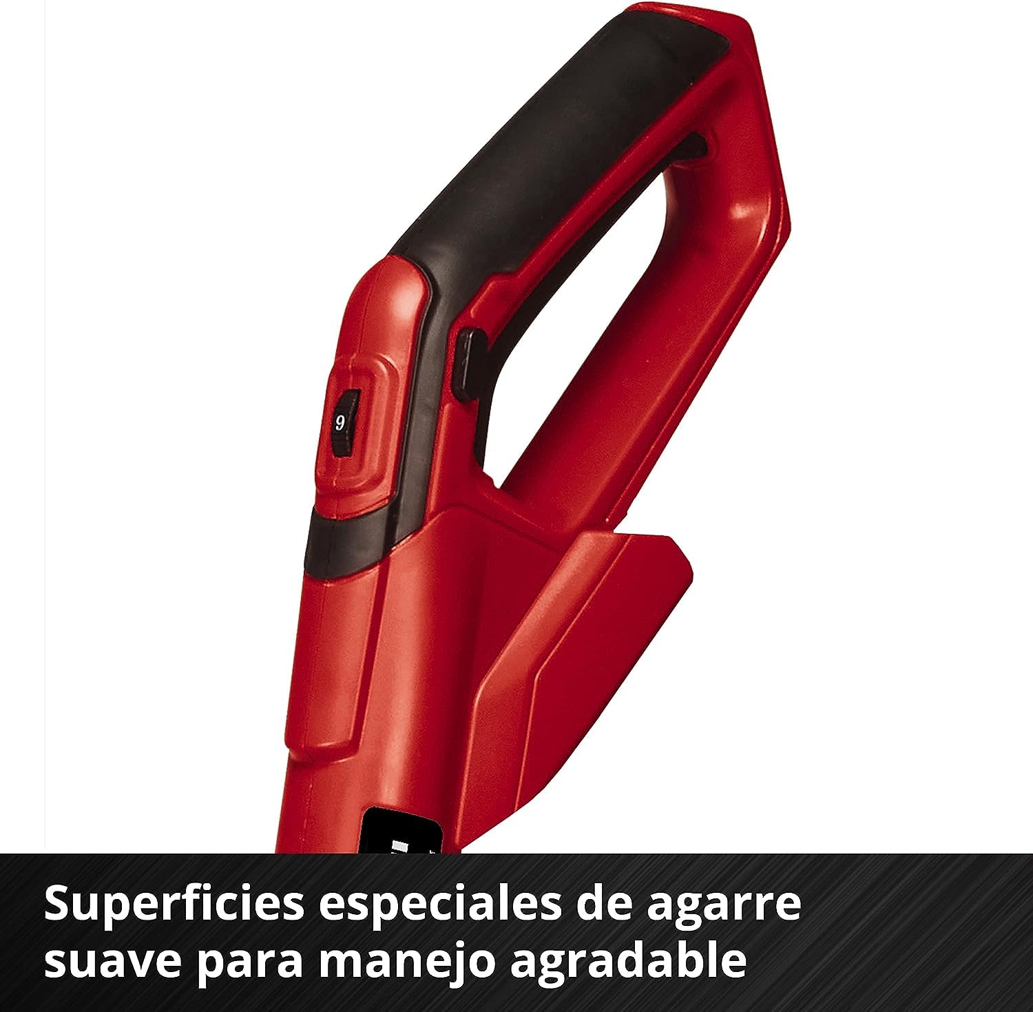 Einhell Motoazada con batería, 18 V, Iones de Li, regulación de Velocidad, Cuchilla escarificadora, Agarre Adicional, sin batería ni Cargador, Color Rojo/Negro