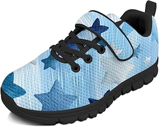 Zapatos de gimnasio de tenis negros con gancho y bucles zapatos de bolos seguros para caminar con cordones flexibles niñas niños zapatillas blancas