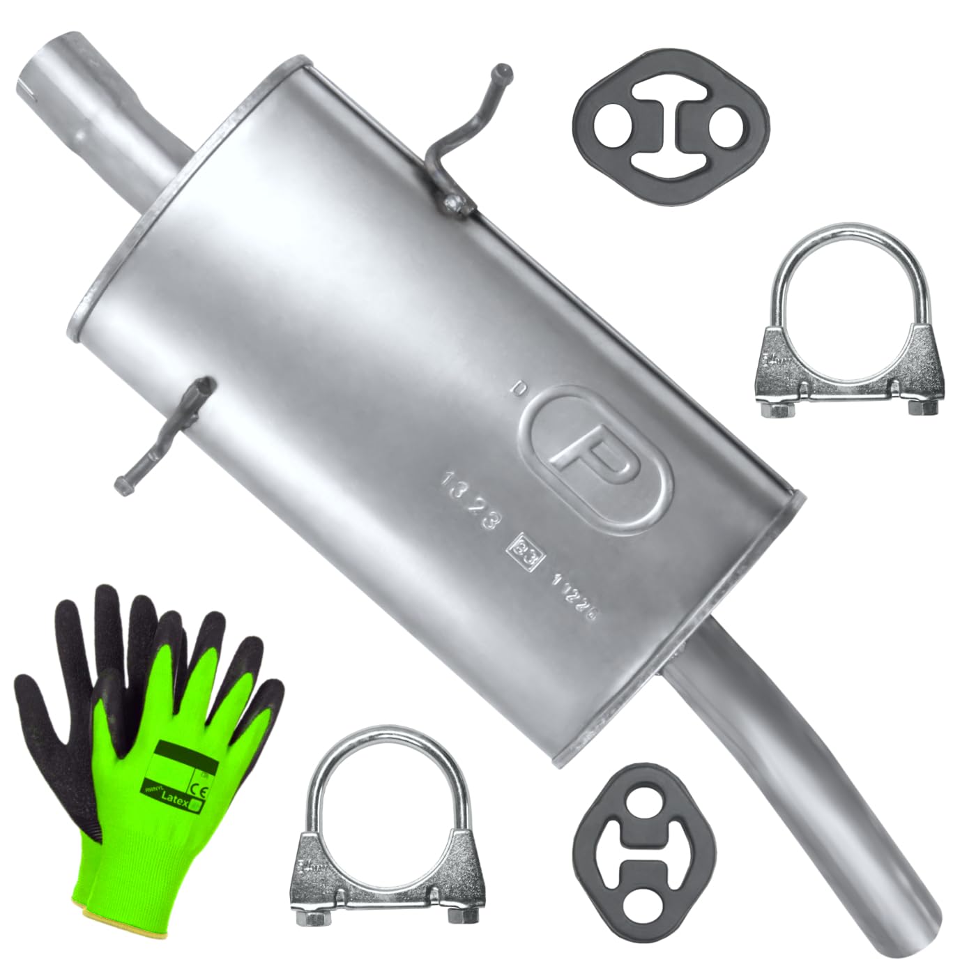 POLMOstrow Auspuff Mitteltopf für Mercedes A W169 2.0 CDI Fließheck 2004-06.2012