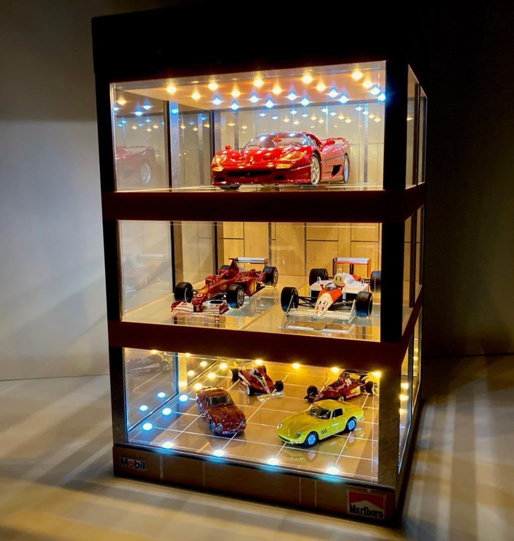 たけし・1/18展示6台可・3層式ディスプレーBOX/ネオジオラマ たけし・1/