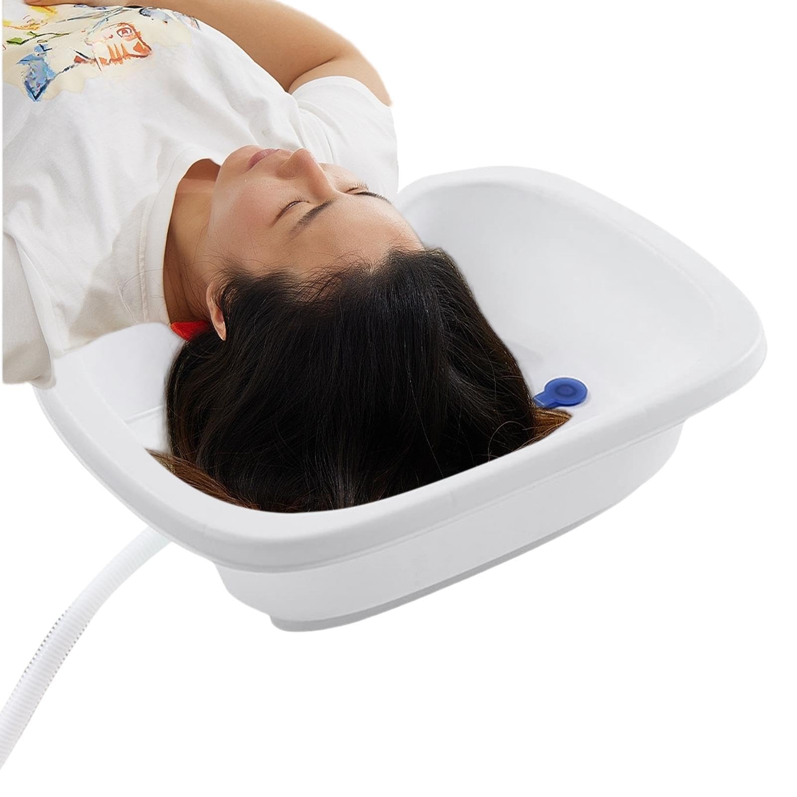 Haarwaschbecken | Komfortable tragbare ergonomische Waschstation | für das Badezimmer, Tiefenwäsche für Kinder, Zuhause, Salon, Behinderte