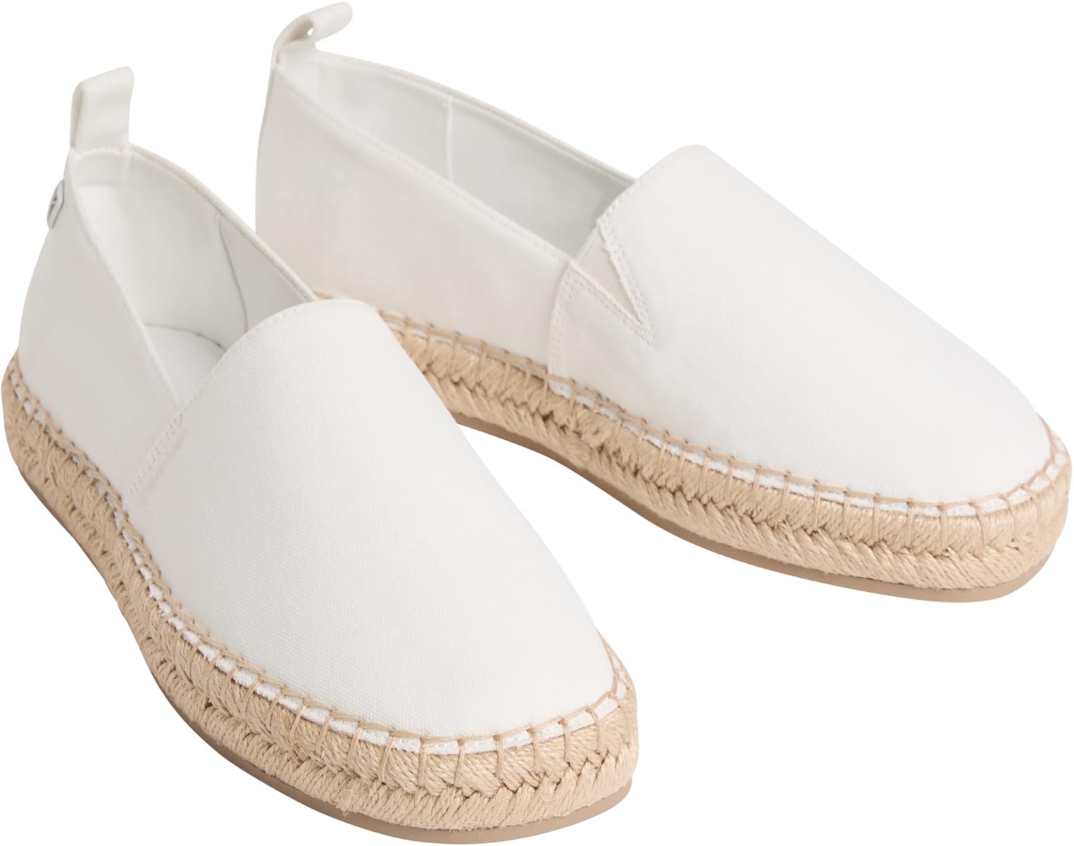 Calvin Klein Damen Oblique Canvas Hw0hw02931 Espadrilles