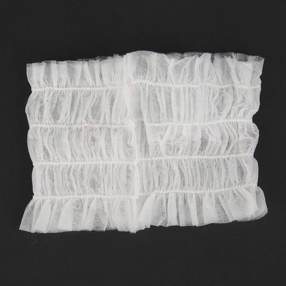 100 Pcs Disposable Headbands for Facials Headband Elastic Hair Wrap Non-woven Headbands Stretch Facial Bandeau Soft Skin Care Essential Headband for Spa Hair Salon Makeup Beauty Accessories - Image 4
