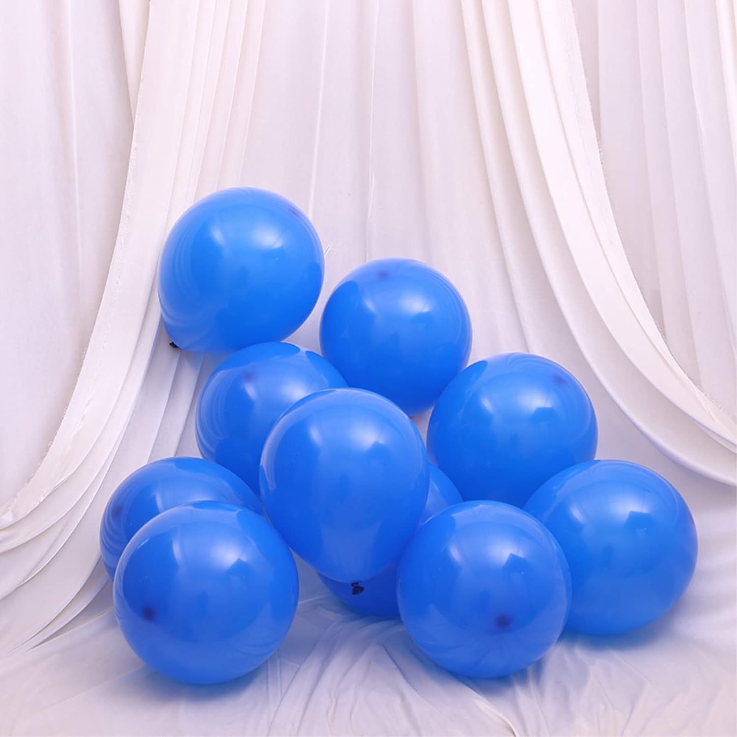 5 inch Royal Blue Party Balloons, 100 pcs Mini Blue Birthday Balloons Latex Balloons for Birthday Wedding Baby Shower Decorations (Royal Blue) - Image 3