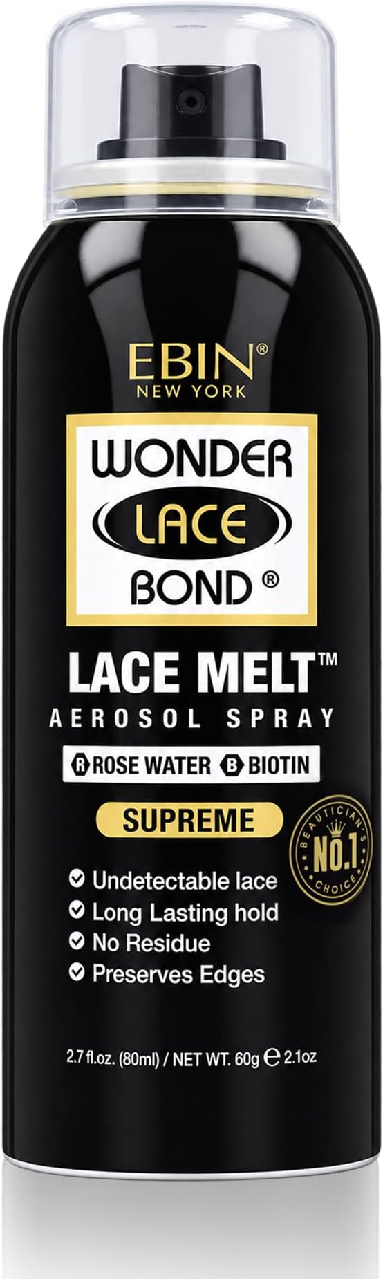 EBIN NEW YORK Wonder Lace Bond Melt Aerosol Spray, 2.7 Fl Oz