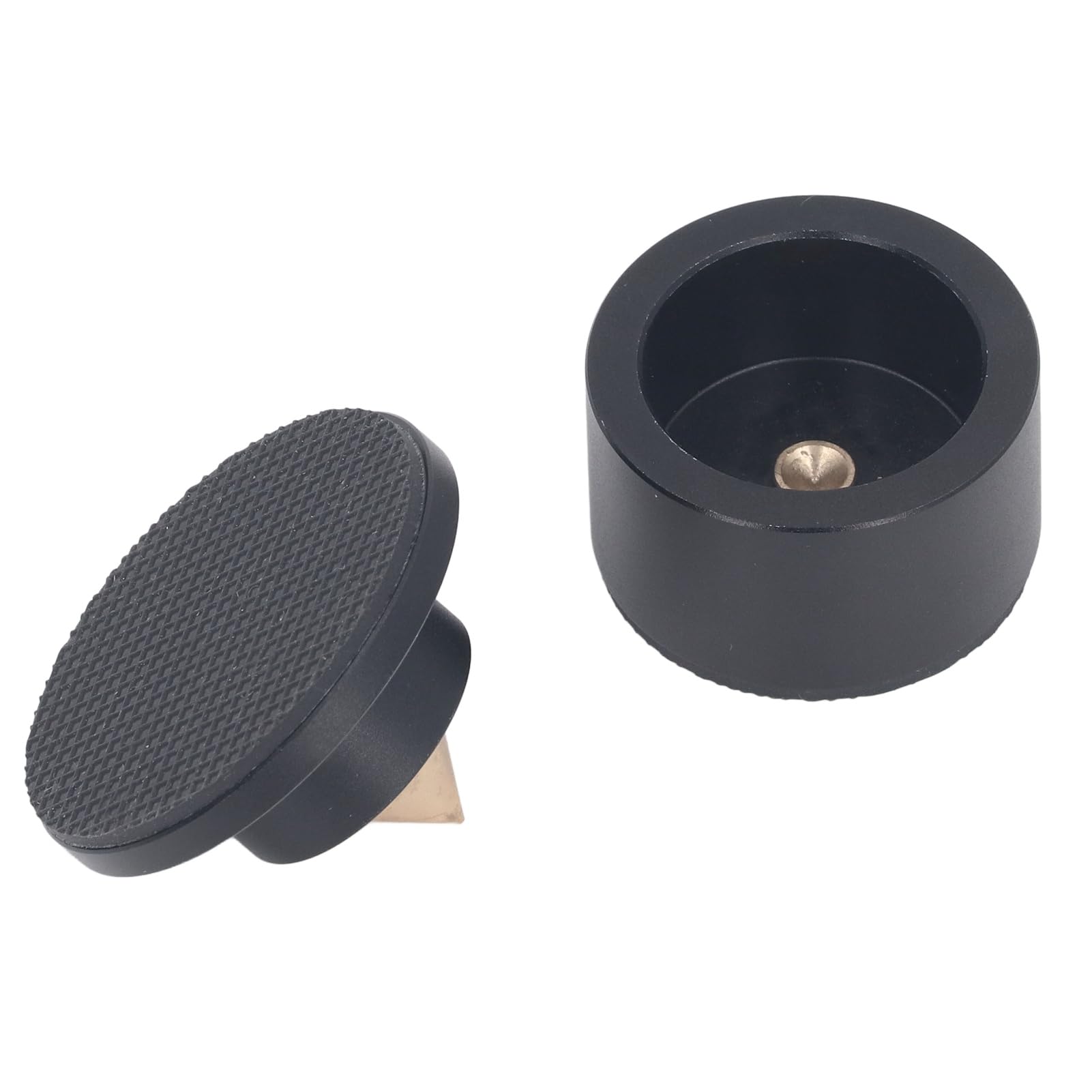 Altoparlante Isolamento Piedini di supporto Pad Antiurto Antiscivolo Smorzatore di vibrazioni in metallo Riduttore di risonanza Accessori 4 set per giradischi Amplificatore CD