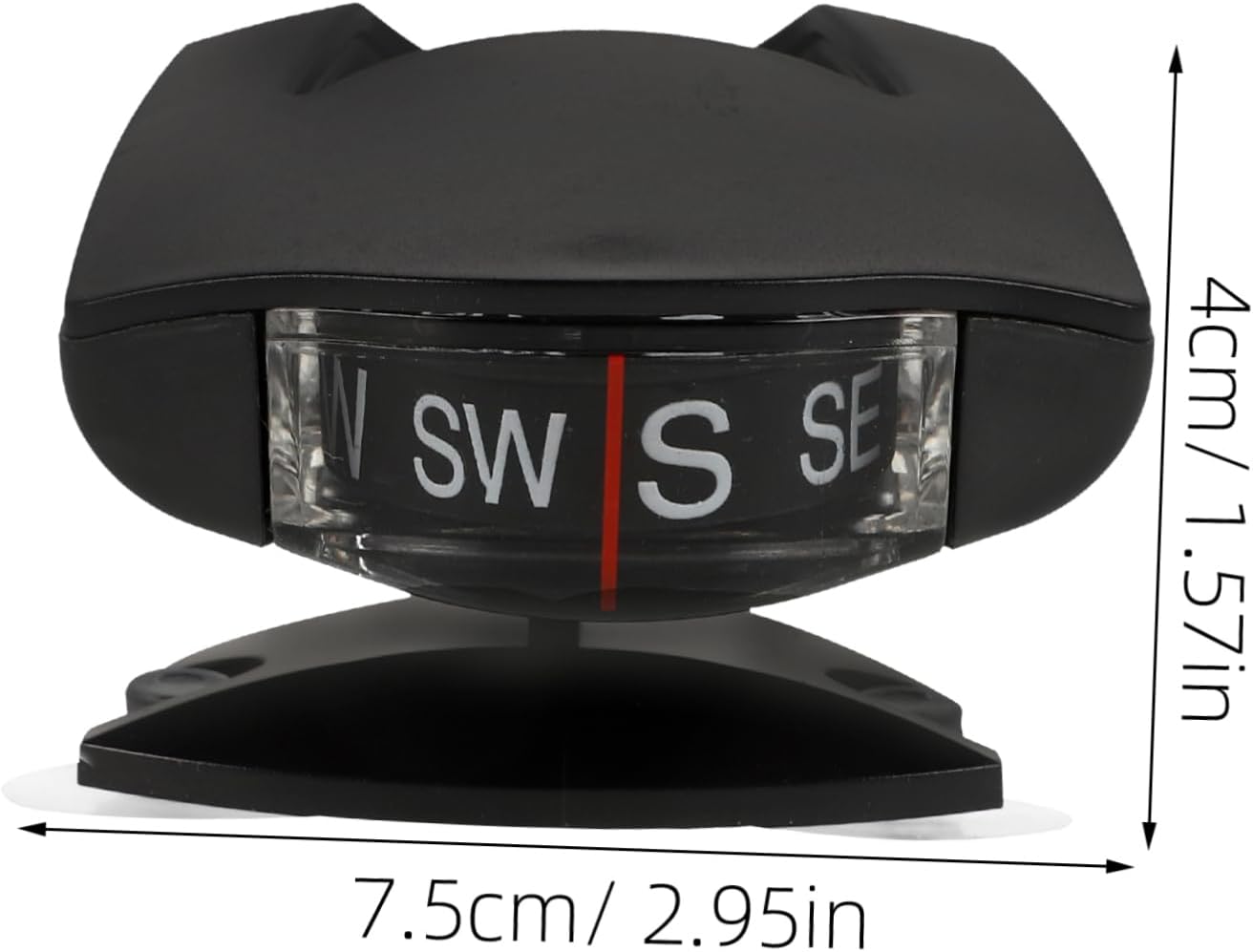 CHILDWEET Vehicle Dashboard Compass Inclinometer Auto Compass for Cars Boats and Motorcycles Compact Navigation Tool for Enhanced Safety and Efficiency