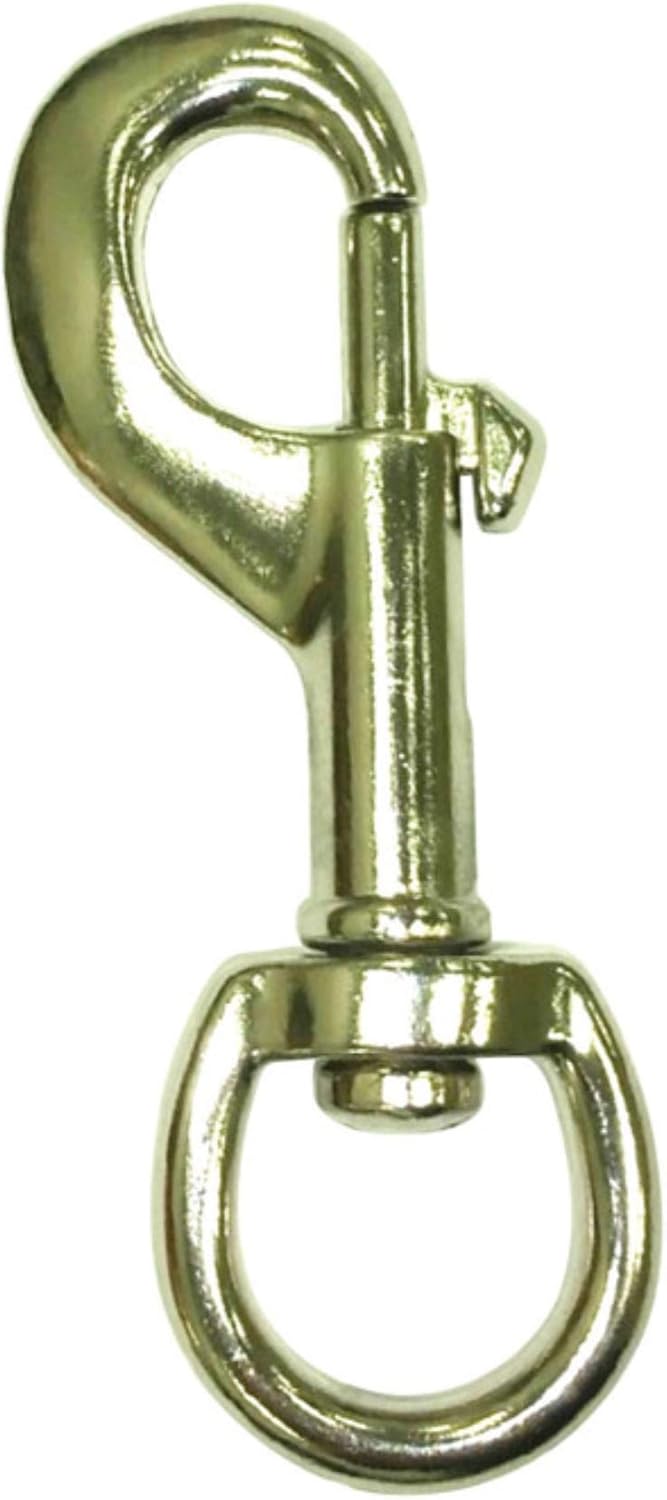 Baron 1/2 in. Dia. x 3-1/2 in. L Polished Stainless Steel Bolt Snap 138 lb.