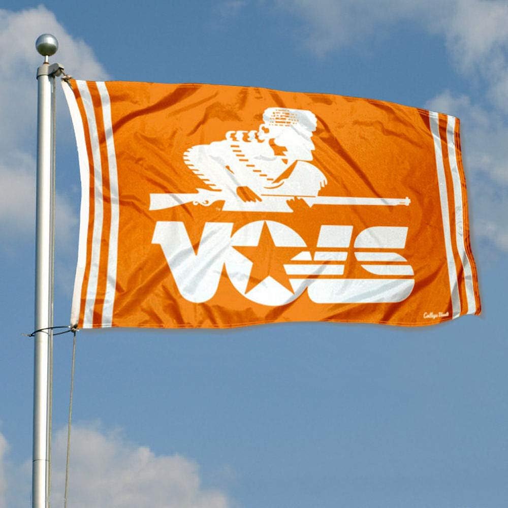 College Flags & Banners Co. Tennessee Volunteers Vintage Retro Throwback 3x5 Banner Flag - Image 3