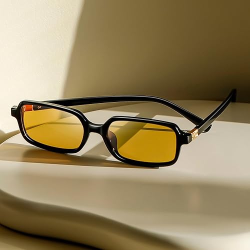 Miniatura 2 de Lentes de sol rectangulares polarizados retro para mujer, estilo vintage, a la moda, pequeños de los años 90