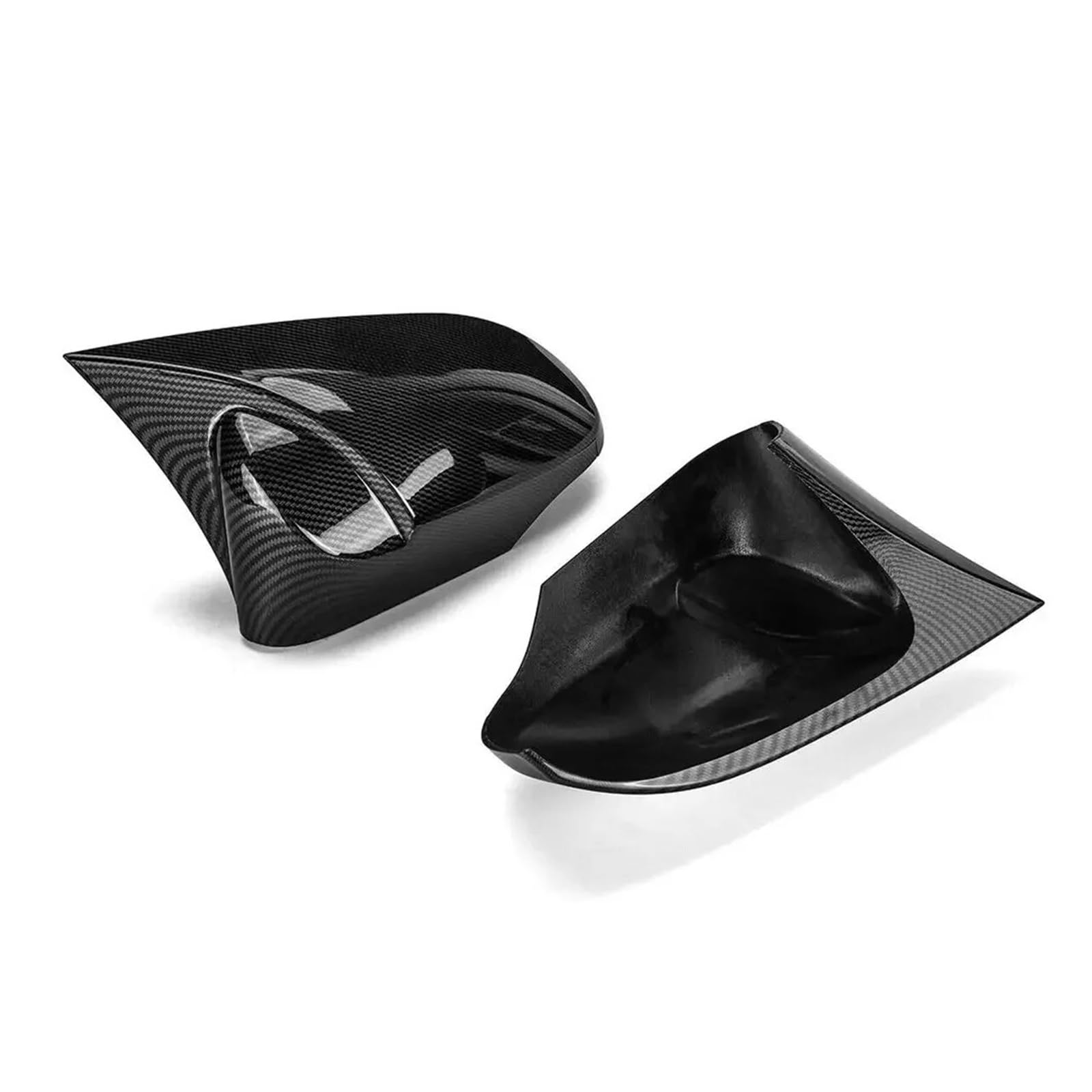 Rearview Mirror Cover Cap for Camry 2012-2017 Rearview Side Mirror Cover Wing Cap Sticker Exterior Door Case Trim(Carbon Look)