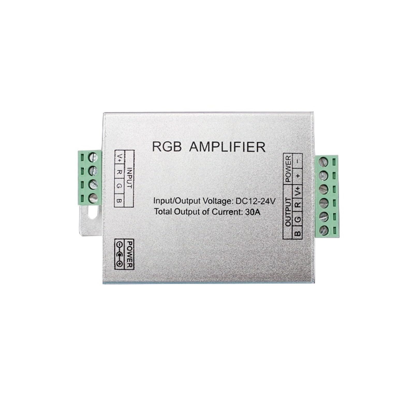 Módulo de tira de lámpara con amplificador LED RGB 30A para evitar pérdida de luz