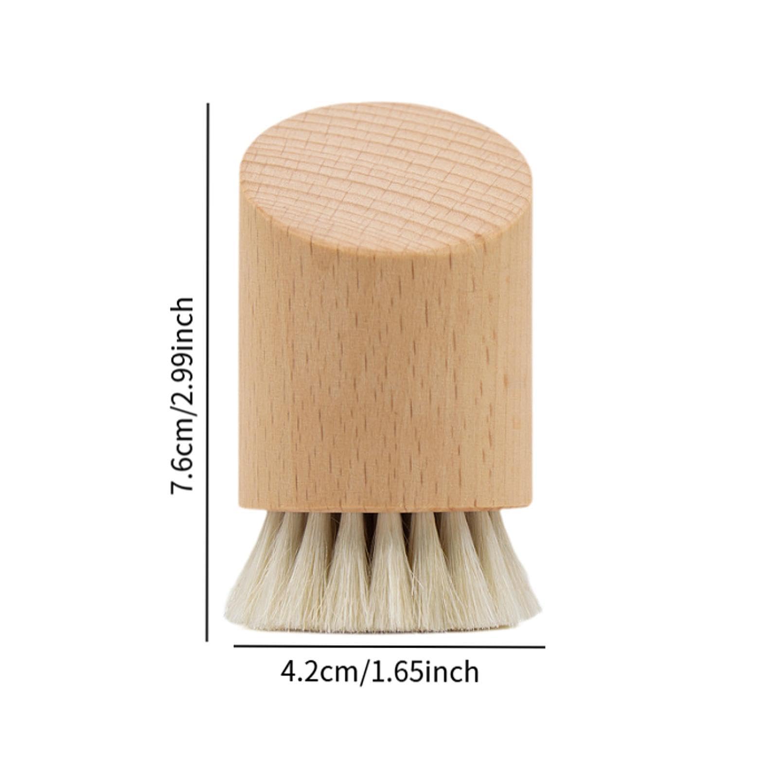 Ysyqkn Manual Facial Cleansing Brush, Dry Brush, Soft Exfoliating Brush Pore Cleansing Brush for Men and Women