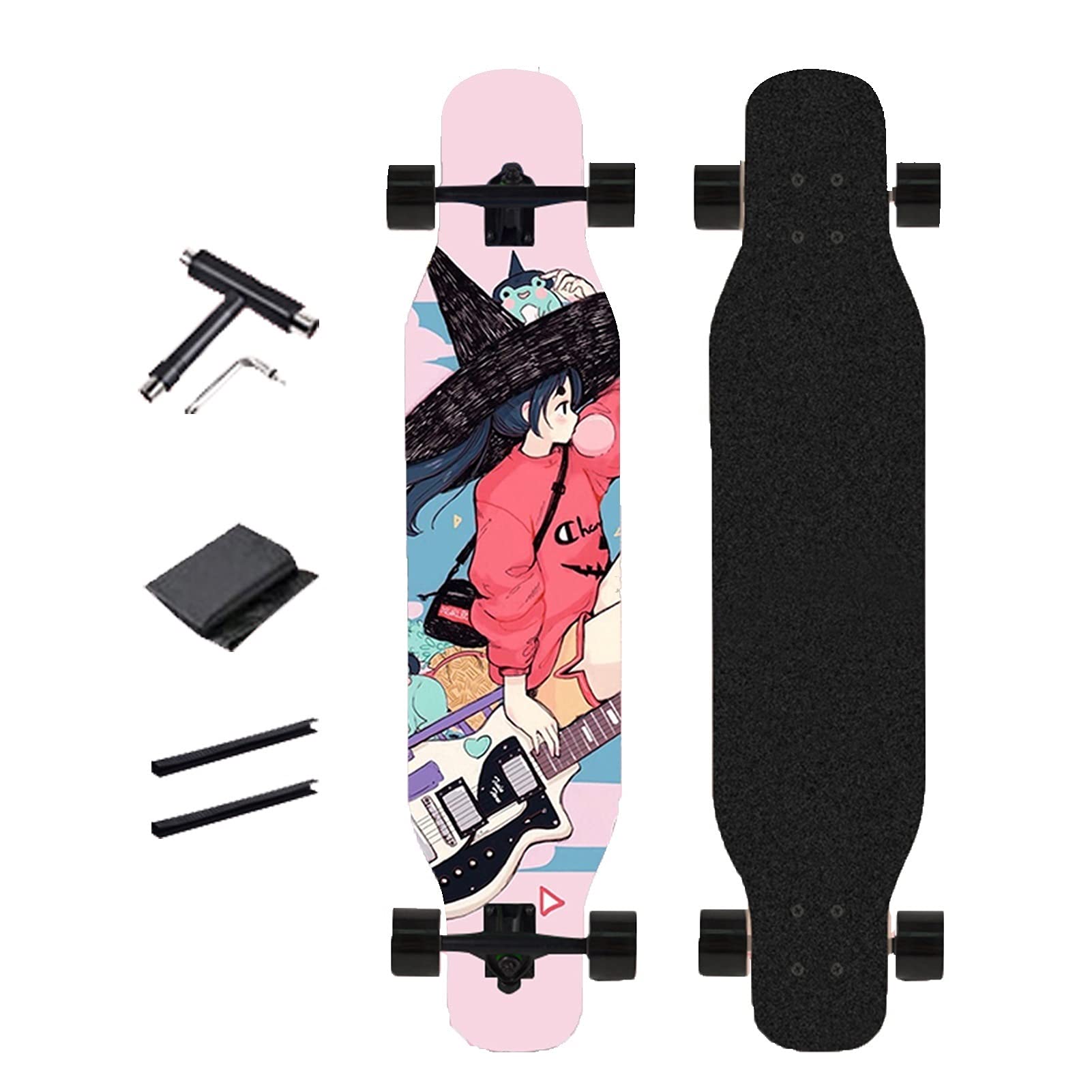 Amazon.co.jp: スケートボード 耐荷重180 KG ロング スケートボード