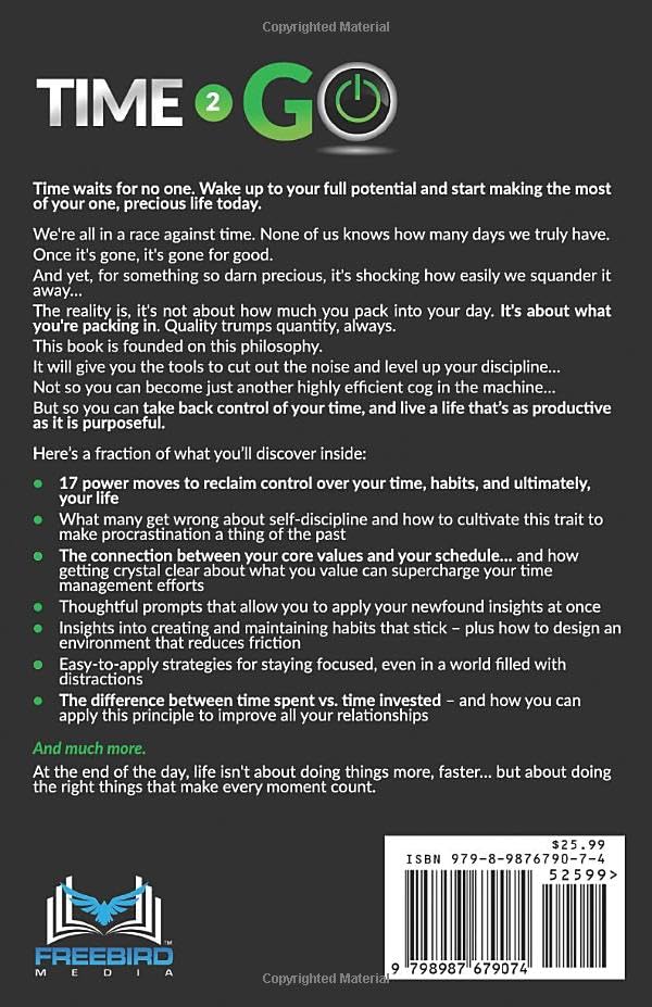 Vista 2 de Time 2 GO 17 Proven Techniques For Eliminating Time Killers, Bad Habits, Unproductive Distractions, and Procrastination (The Max Sampson Collection)