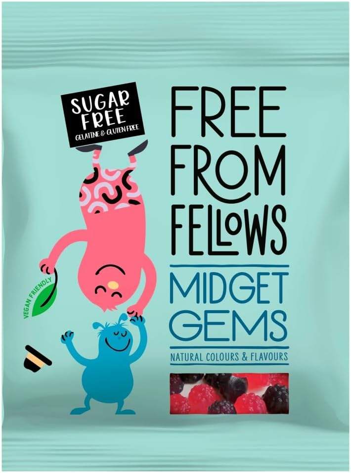 Sugar Free Midget Gems, 70 g