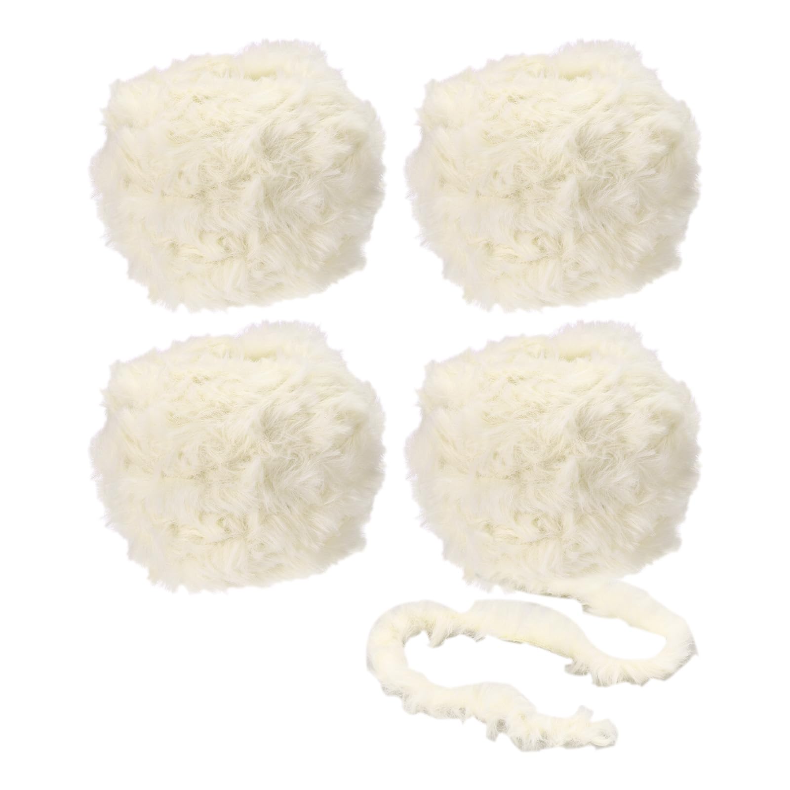 PATIKIL 35yds Faux Fur Yarn