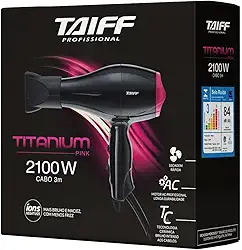 Secador De Cabelo Taiff Titanium Colors 2100w Profissional