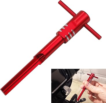 Ignition Switch Housing Motorcycle Alignment Tool Compatible with 2014-2020 Harley Touring Models - Red