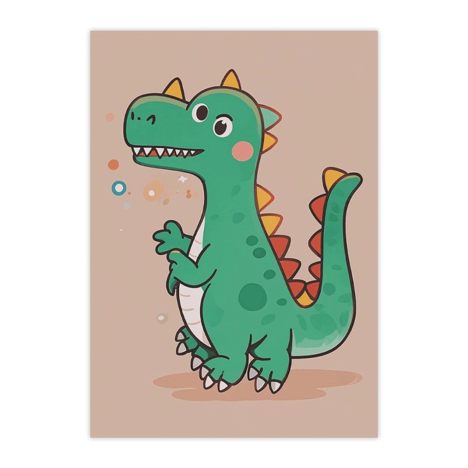 Stickers dinosaures mignons et étanches pour bouteilles