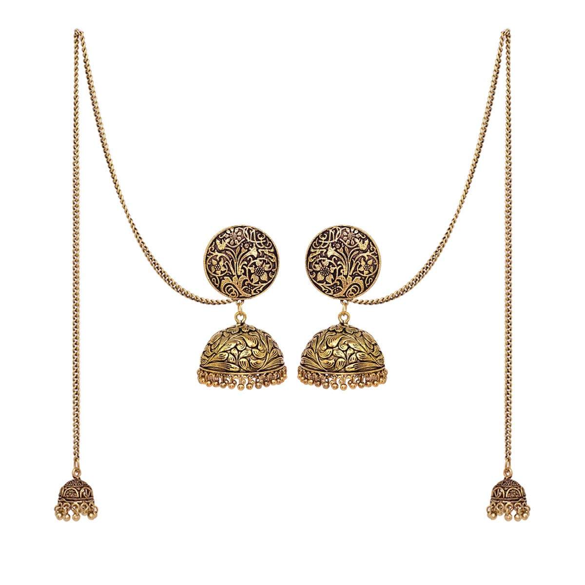 V L INTERNATIONAL Womens Bollywood Style Gold Plated Ethnic Fashion Earrings (B08PPZJRGY) Amazon Price History, Amazon Price Tracker