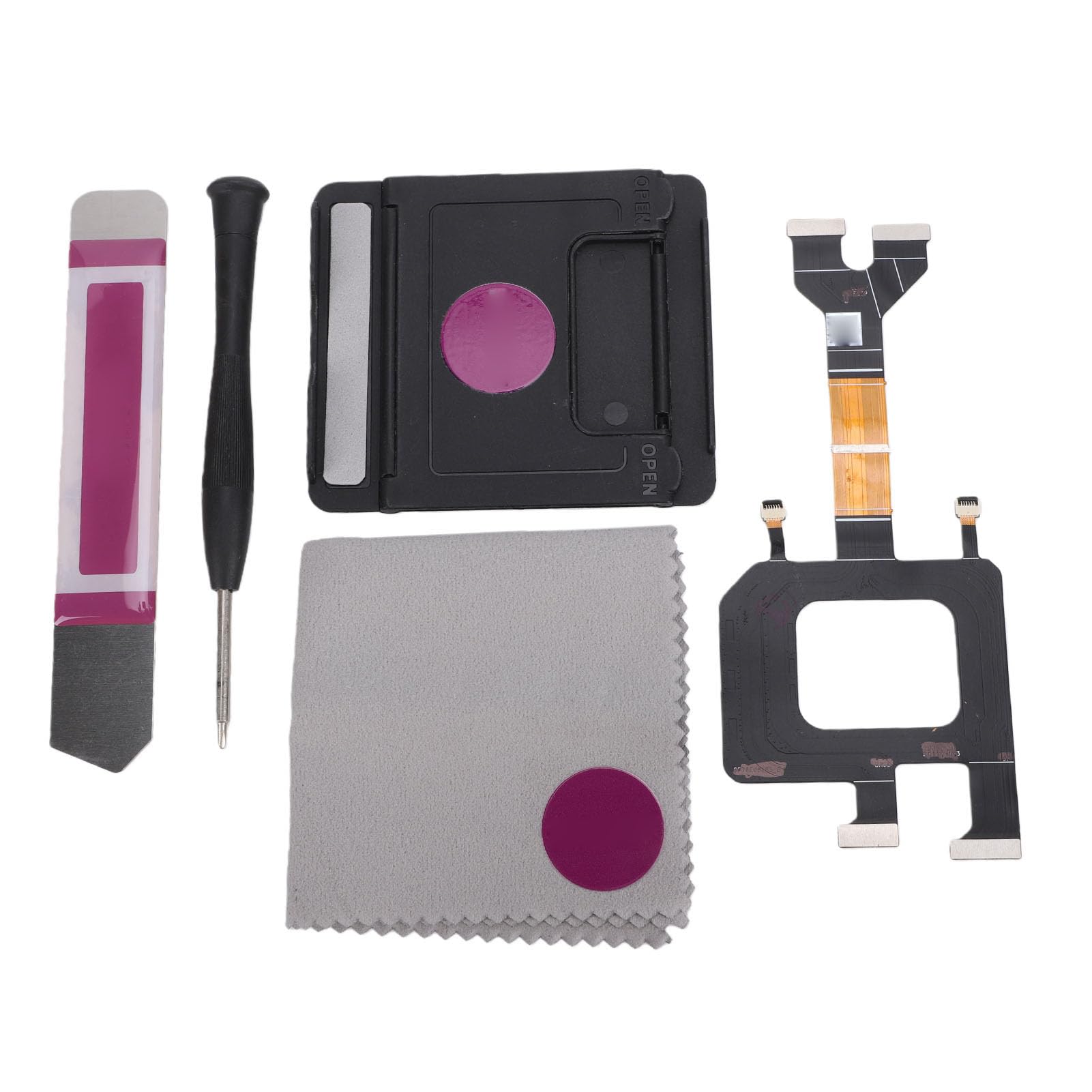 60 Cavo di Ricambio per Schermo LCD per Nastro Connettore Display Scheda Madre del Telefono, Cavo Flessibile in Materiale FPC con Kit di Strumenti di Riparazione per 60