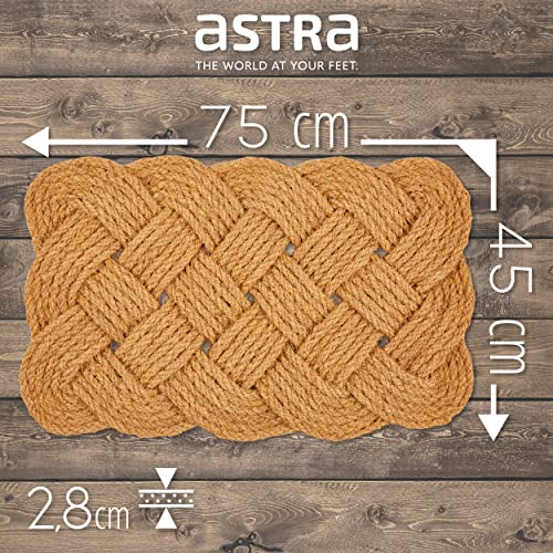 Tapis de coco recyclable et paillasson durable Astra 45x75 cm