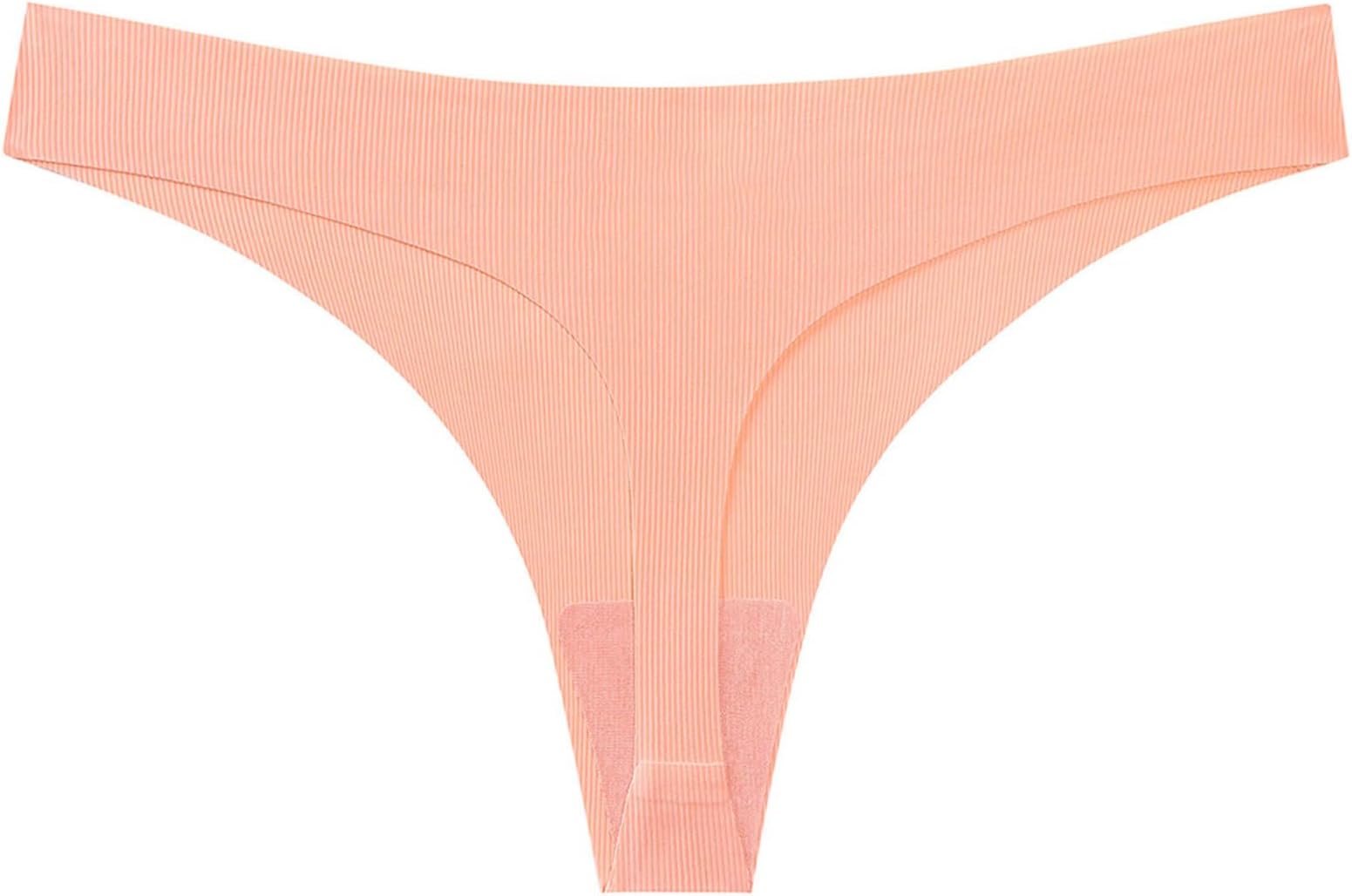 Women's Seamless Thongs Briefs No Show Low Waist Comfy Bikini Underwear Breathable Panties Underpant for Women