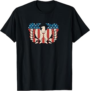 US Army Warrant Officer Corps Eagle Rising - Retro Flag T-Shirt