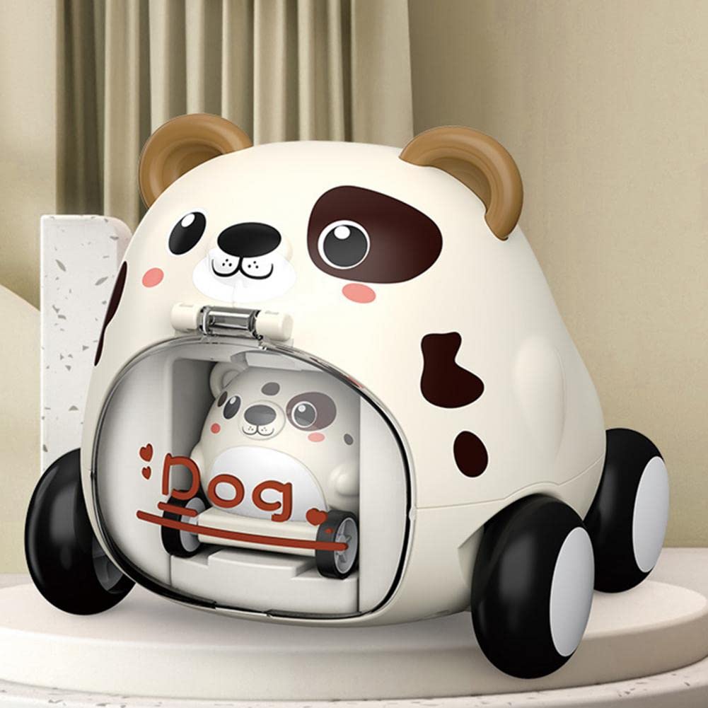 BABY ROLLPuppy Catapult Toys for 1-7 Year Old Toddler Baby Boy & Girl Push and Go Baby Puppy Car Cartoon Cars Toy Birthday Gift