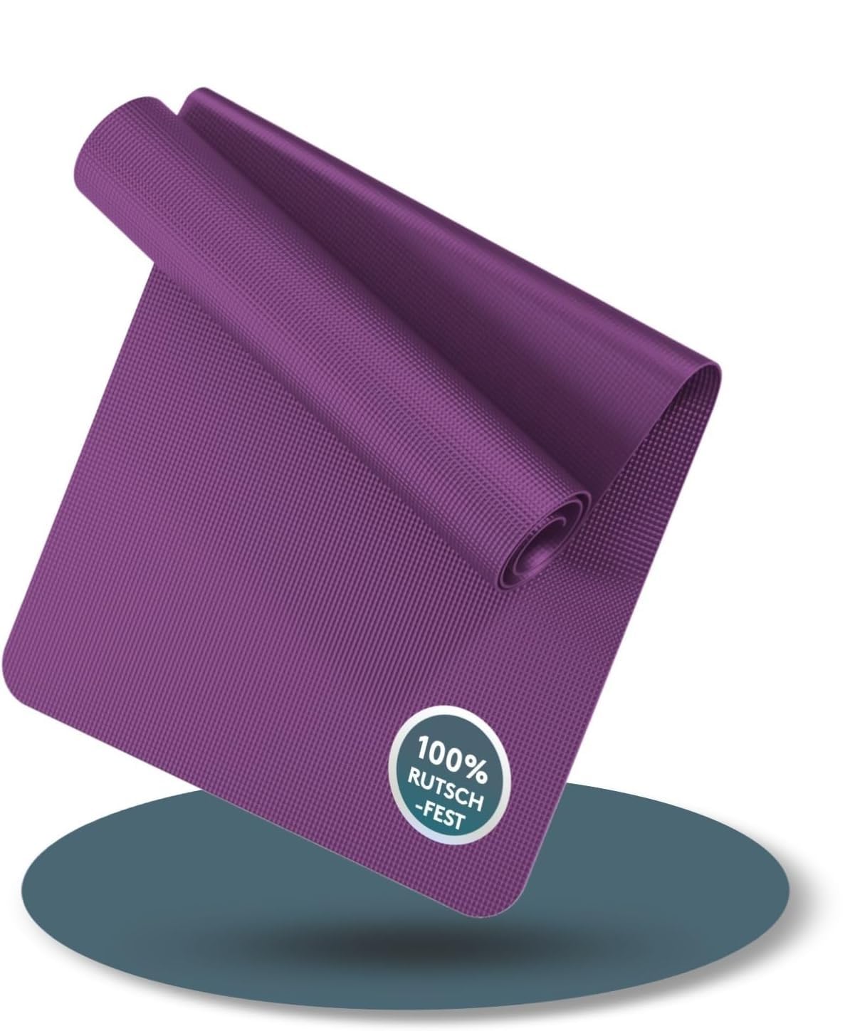 CURSHEET HOMZ Yoga Mat Non Slip, Anti-Tear 4 mm Thick TPE Yoga Mats for Women and Men, 180 x 60 cm Exercise & Fitness Mat with Carrying Strap, Workout Mats for Yoga, Pilates and Floor Exercise-Purple (B0DF7D9L9F) Amazon Price History, Amazon Price Tracker