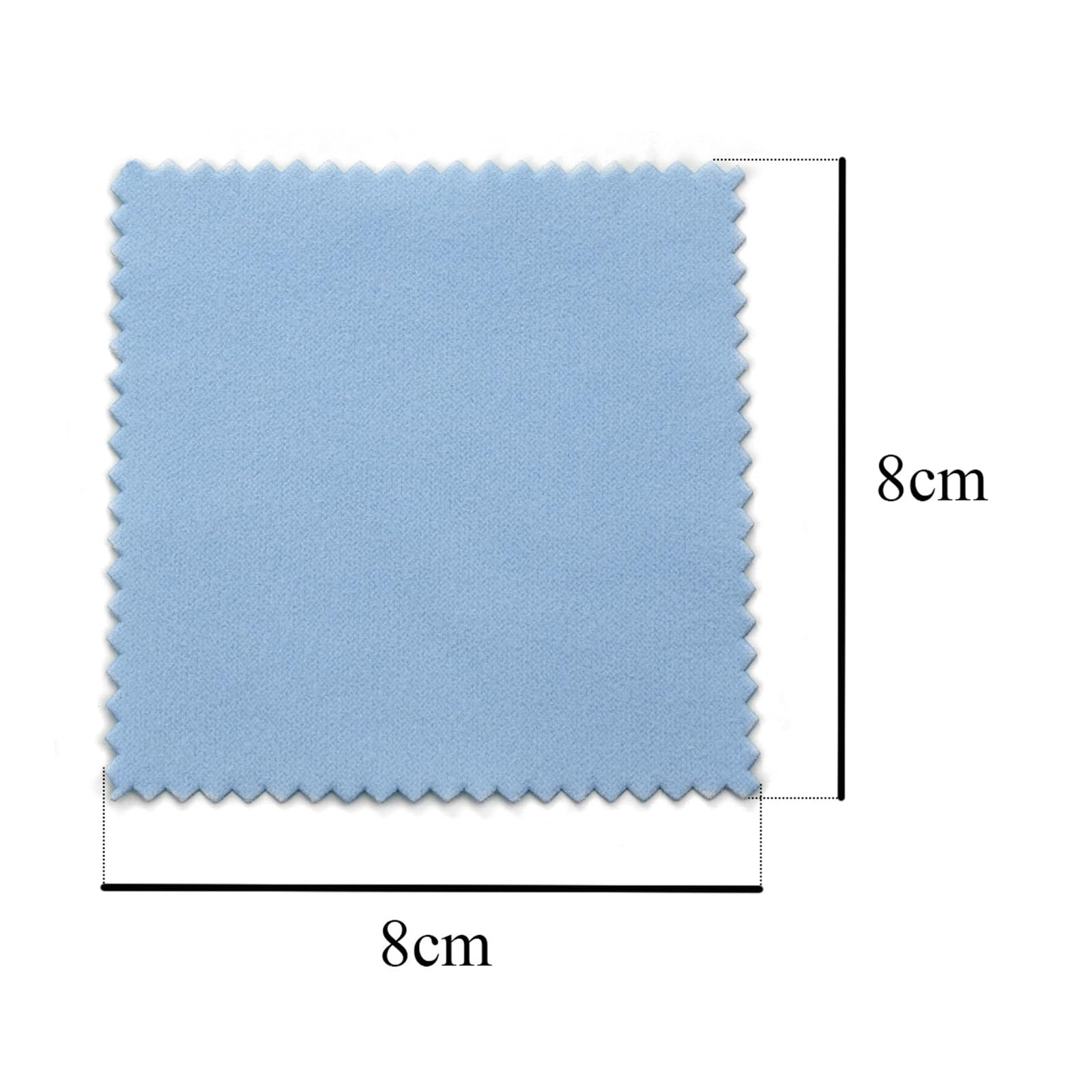 ewelry Cleaning Cloth, Paquete de 50 paños de limpieza for joyas de plata (8 x 8 cm, multicolor)