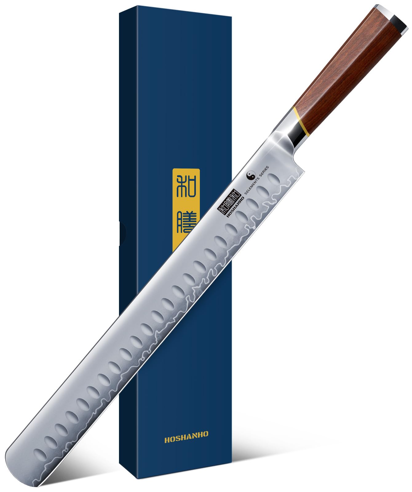HOSHANHO 12" Brisket Slicing Knife, Butcher Breaking Knife for Meat & BBQ — Amazon image 8