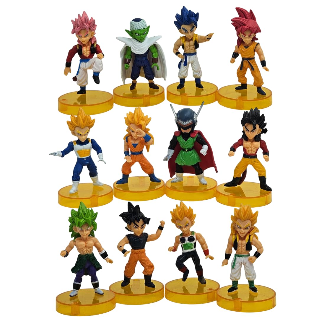 ドラゴンボール　ミニフィギュア　まとめ12体 DRAGON BALL Realmkart Dragon Ball Z Mini Action Figure Set (12 PCS, 10 CM