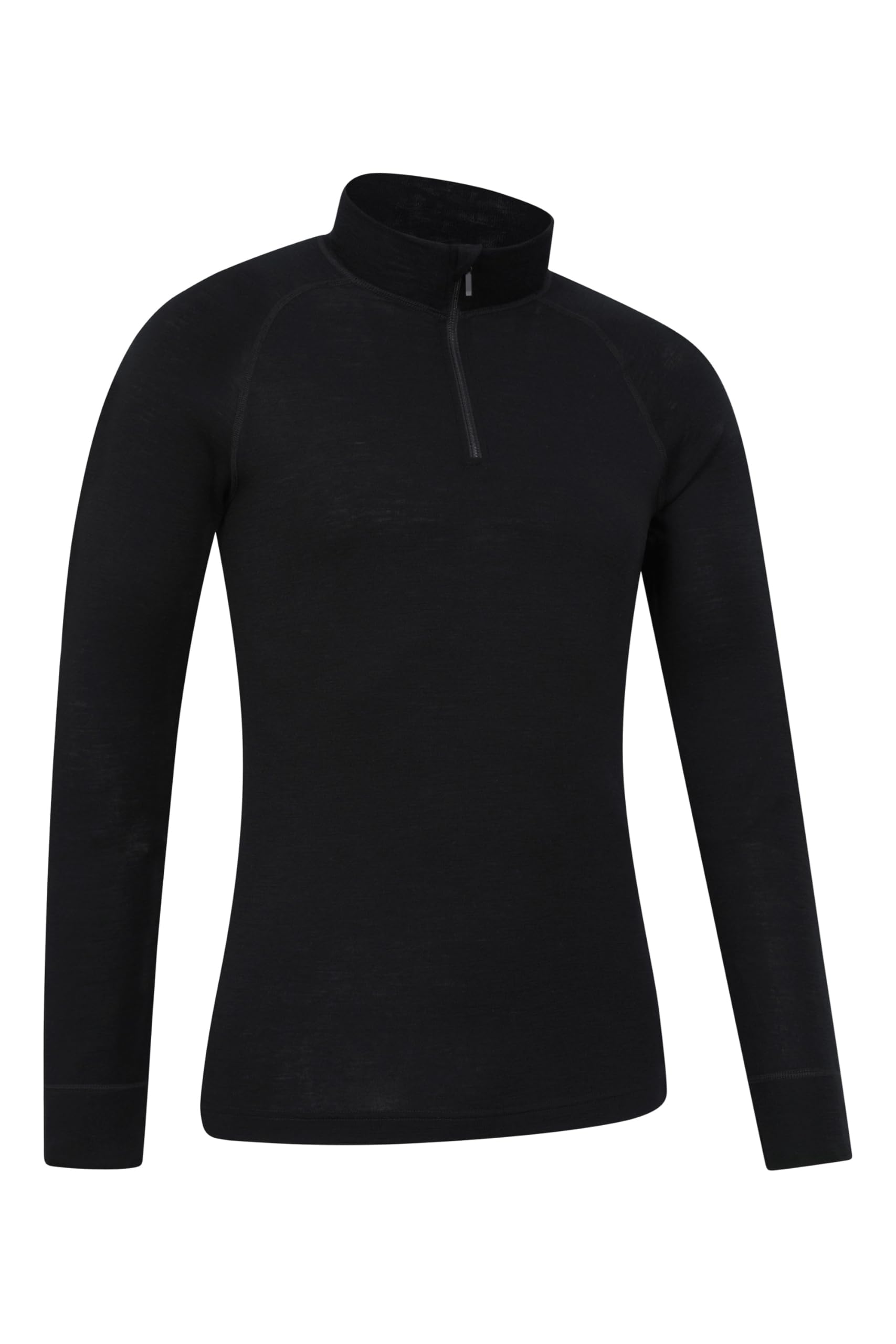 Mountain Warehouse Idris Forro Polar con Media Cremallera para Hombre - Suéter Ligero y Transpirable, Microfibra, Antibolitas - Acampada, Exteriores, Viajar y Senderismo