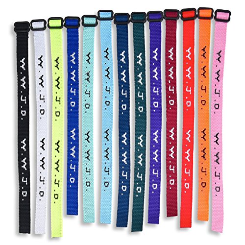 W.w.j.d. Bracelet Assortment (26 Pc) 13 Colors Plus Bonus Friendship Bracelets What Would Jesus Do - Religous Christian Bracelet Pack #TOP1