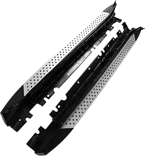 ECCPP Estribos aptos para BMW X5 Sport Utility 4 puertas Nerf Bars plástico y aluminio para BMW X5 Sport Utility