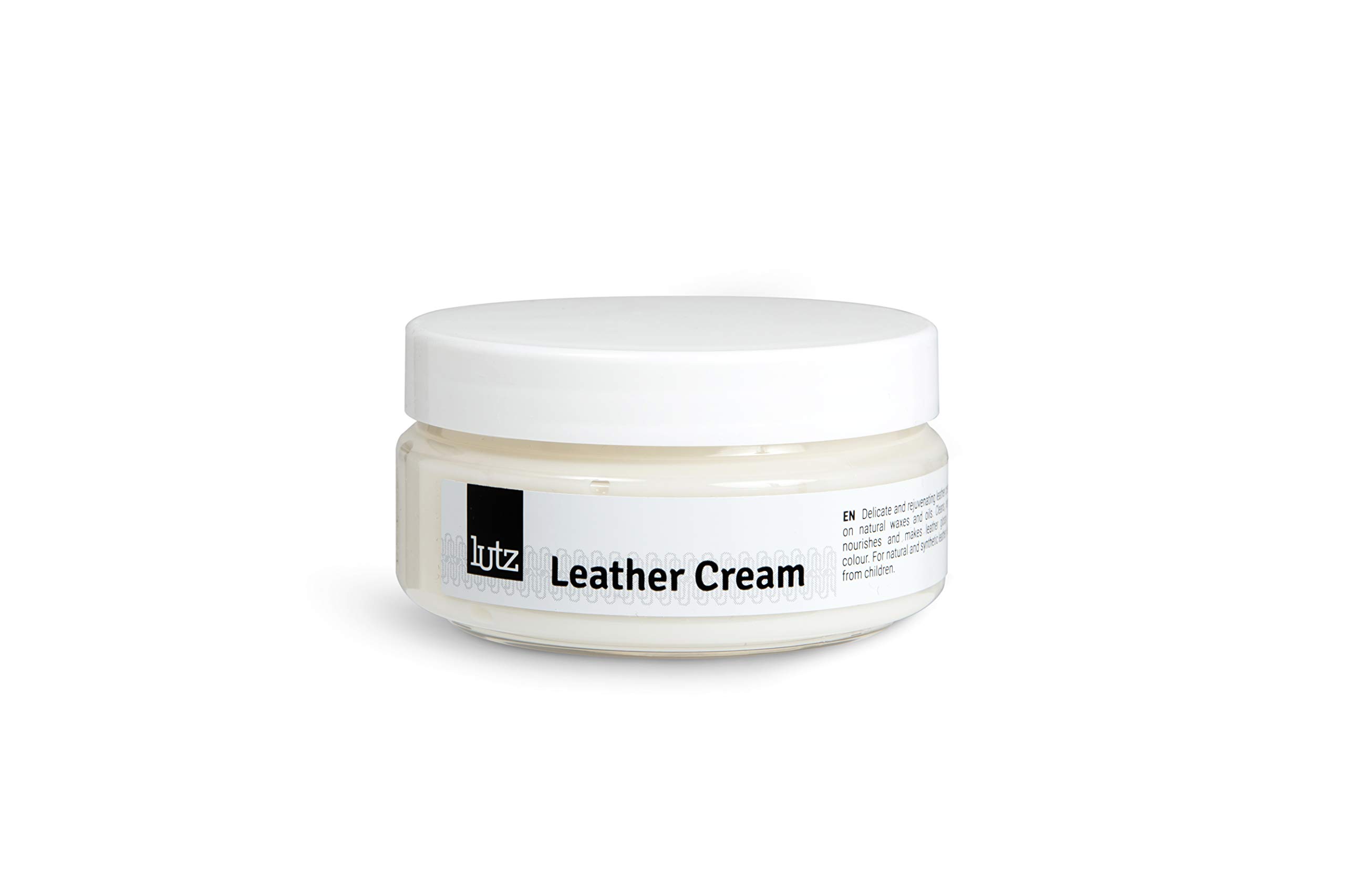 LutzLeather Cream | Rejuvenating Leather Cream | Restore Leather Shoes, Bags, Jackets and More with Leather Cream in Many Colours 100ml (3.38 fl. Oz) | Made in Europe (100 - Transparent/Neutral)
