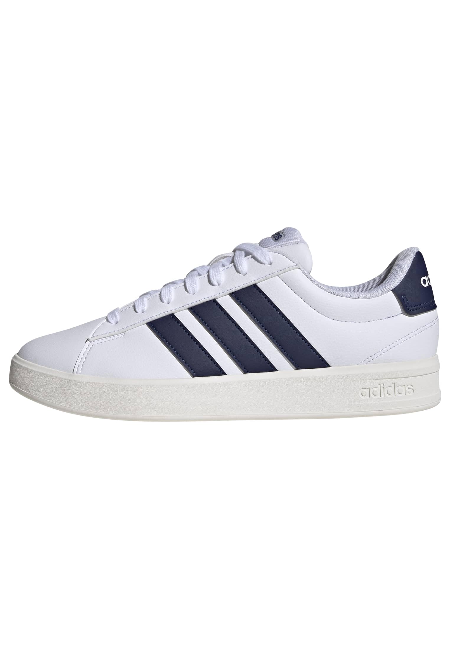 adidas Men's Grand Court 3.0 Shoes, FTWR White/Dark Blue/core White, 12.5 UK