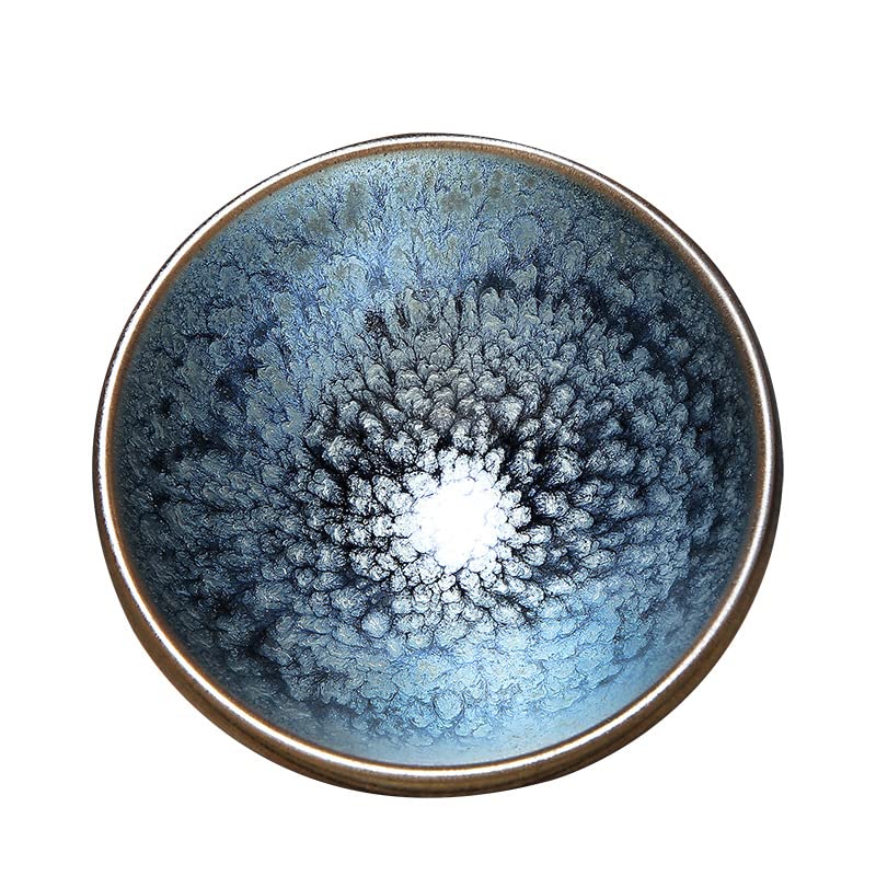 Amazon｜天目茶碗 曜変 天目 抹茶茶碗 油滴建盞 曜変天目盞 抹茶碗