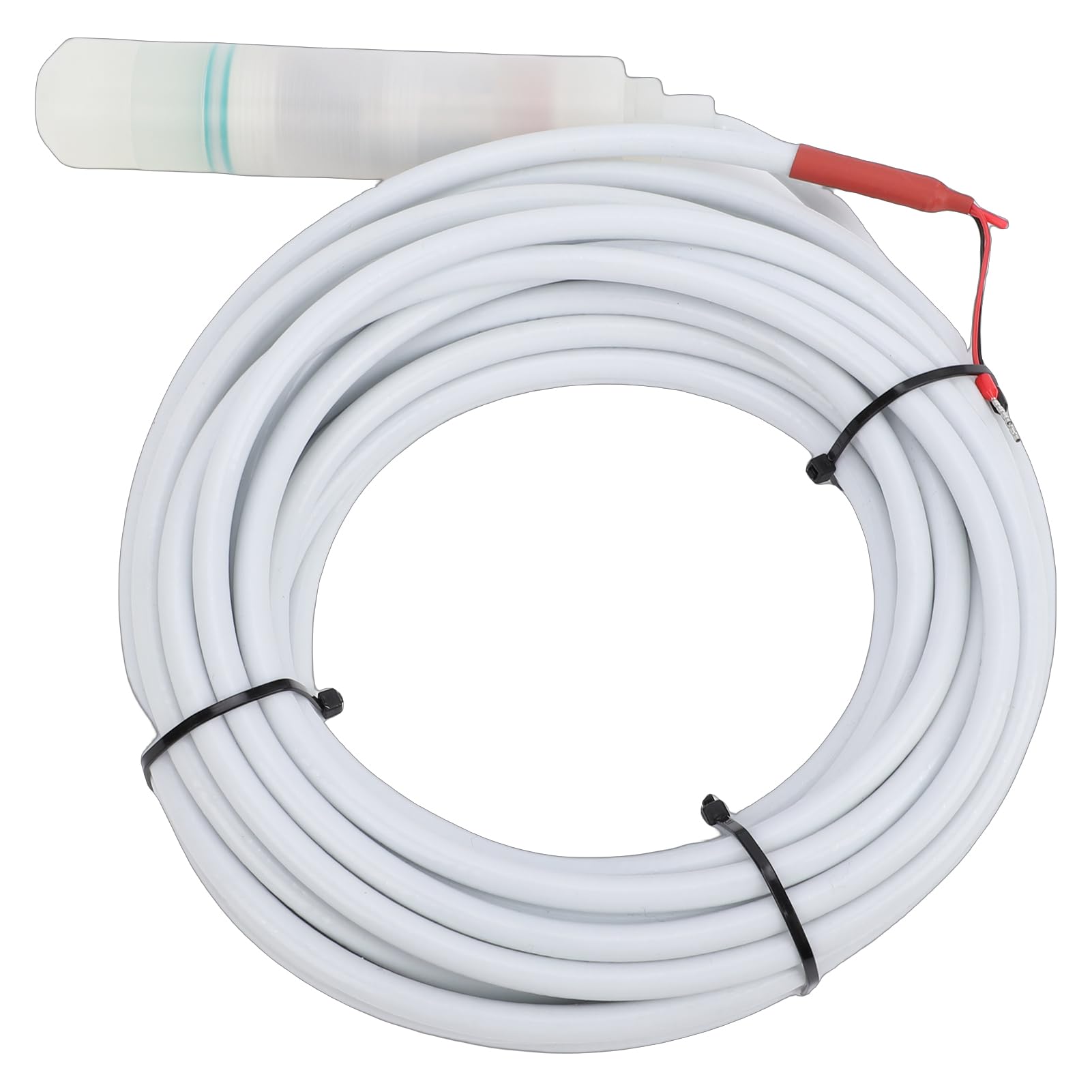 Transmisor de Nivel Sumergible Sensor de Nivel de Líquido con Cable de 10 M para Medición de Agua Material PP Duradero (Rango 0-10M (Cable 10m))