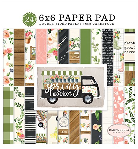 Carta Bella Paper Company Spring Market 6x6 Paper Pad