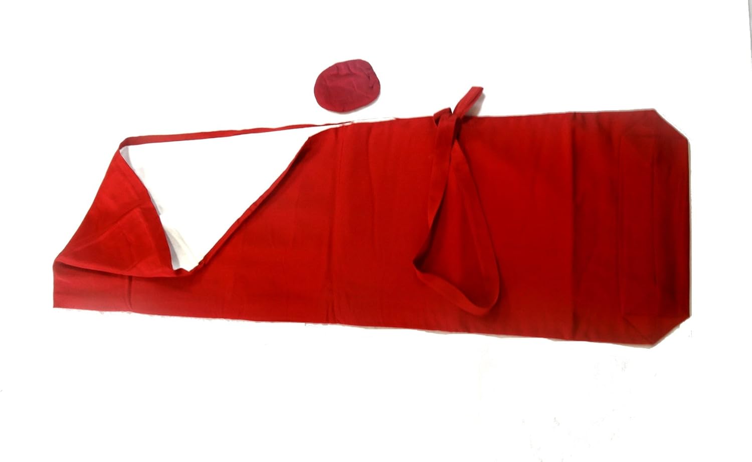 Amazon Com Shamisen Long Bag Nagabukuro For Jiuta Or Nagauta Silk Red With Separate Bag 三味線 長袋 地唄 長唄 正絹 濃赤 天じん袋付き Musical Instruments