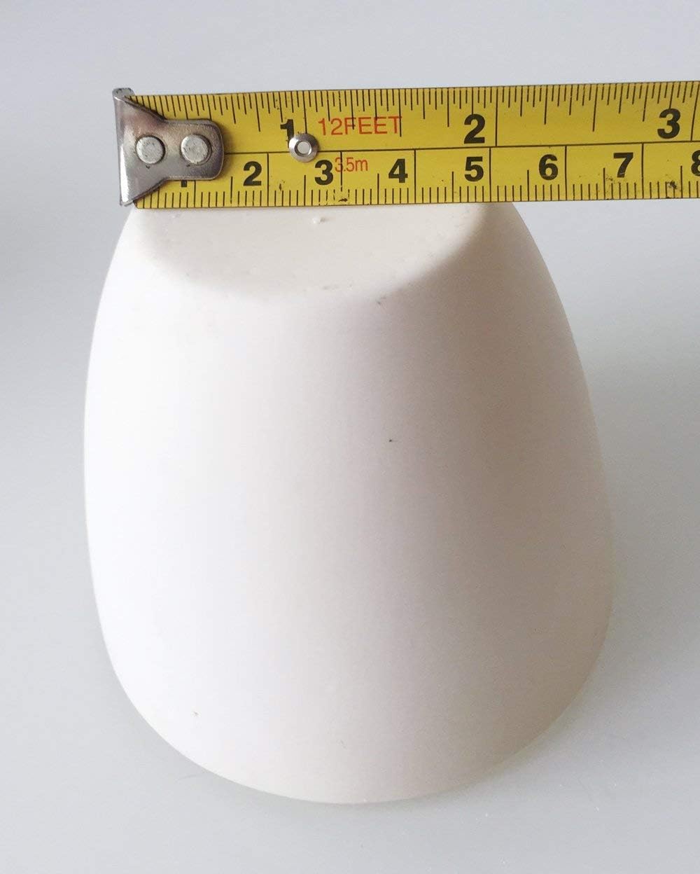 OTOOLWORLD 99.3% Alumina Crucible Al2O3 Aluminum Oxide Crucible Assay Crucible for Lab Laboratory (300ml)