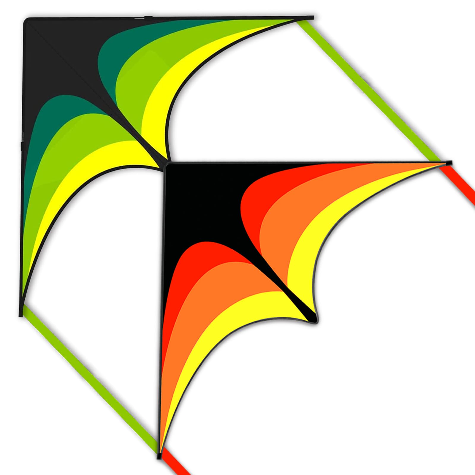 Mint's Colorful Life Delta Kite for Kids & Adults, Extremely Easy to